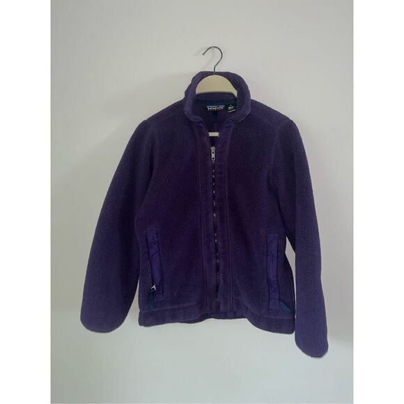Patagonia Women’s Purple Synchilla Fleece XS Full Zip - Picture 1 of 4